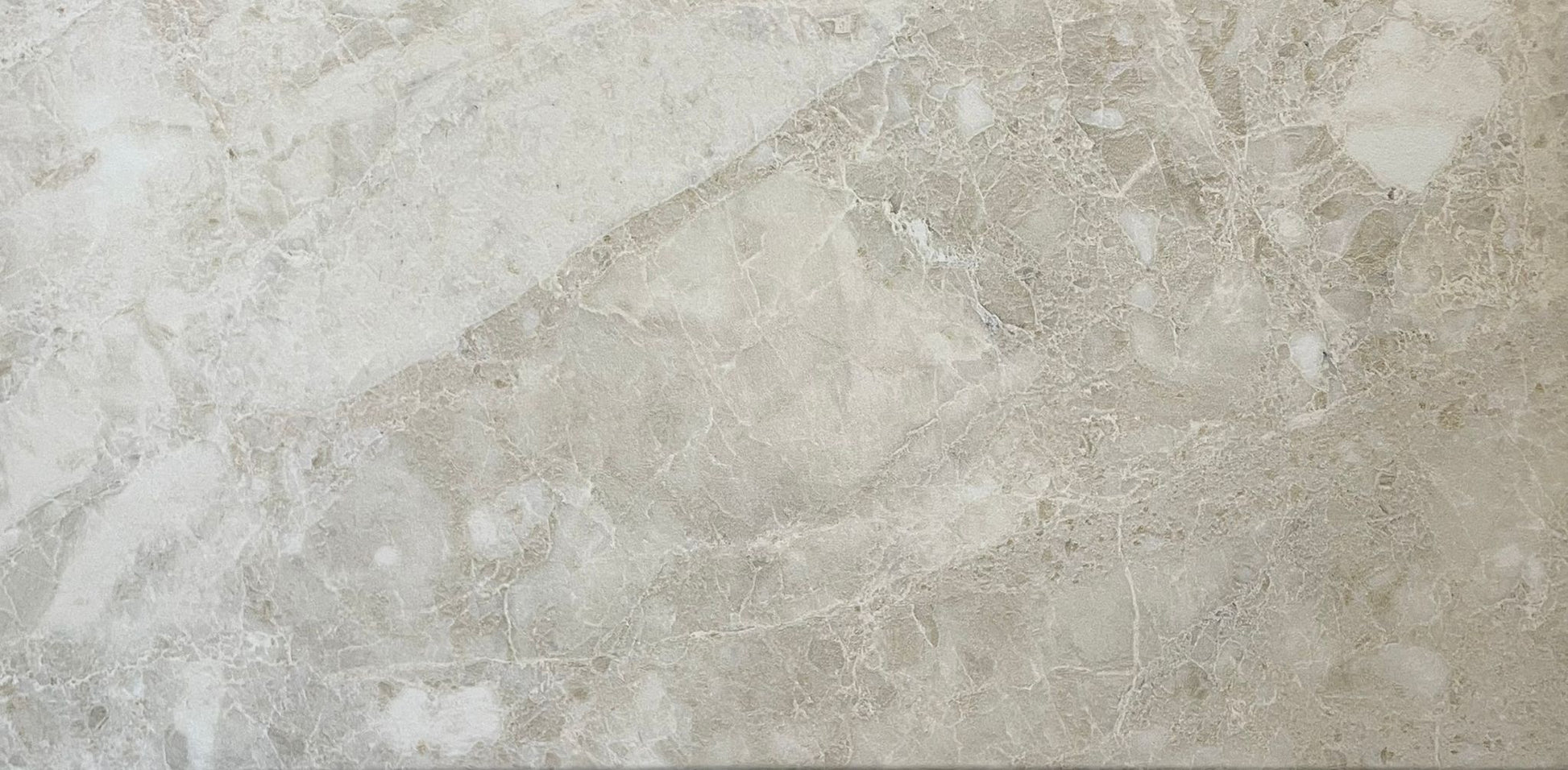 Asiago White stone look matte porcelain tile for floor and wall made in Italy. 12x24" size.