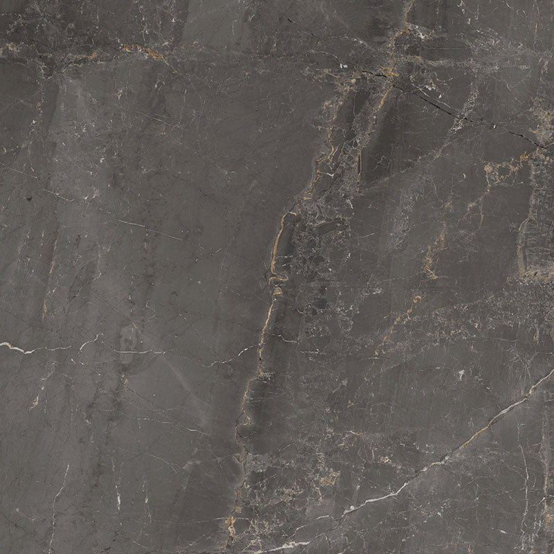 Charisma Black stone look matte porcelain tile for floor and wall made in Italy. 24x24" size.