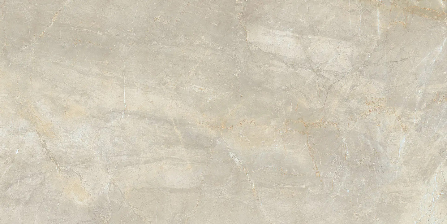 Charisma Ivory stone look matte porcelain tile for floor and wall made in Italy. 24x48" size.