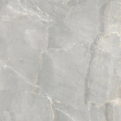 Charisma Pearl grey stone look matte porcelain tile for floor and wall made in Italy. 24x24" size.