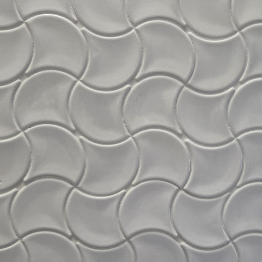 White Shaped Mosaic