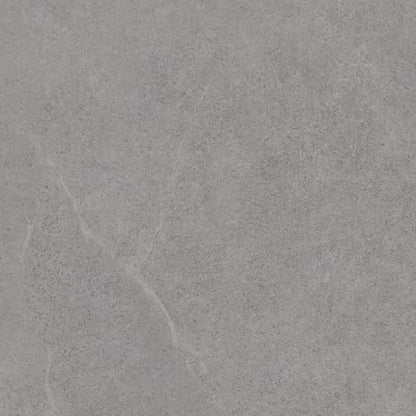 Lithos Stone Grey matte porcelain tile with a stone design, for floors and walls. In a 24x24" size.