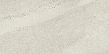 Stone Collection White stone look matte porcelain tile for floor and wall made in Italy. 12x24" size.